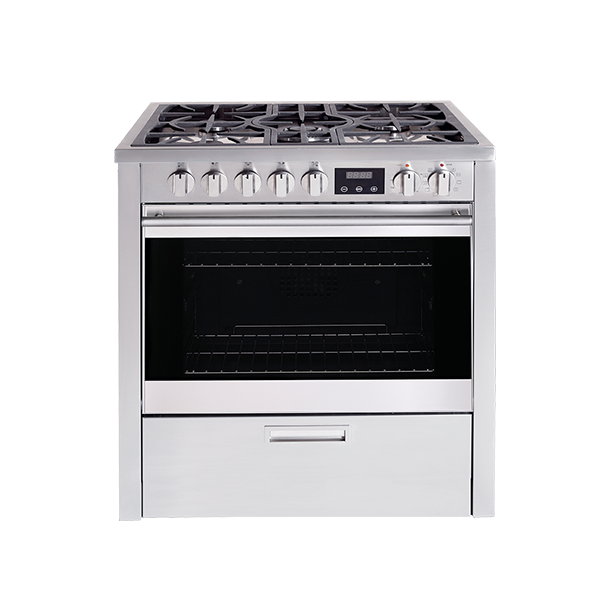 freestanding cookers with gas hob 76cm